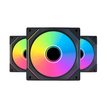 Lian Li UNI FAN SL-INF 120mm RGB Preto Kit 3 Fans UF-SLIN120-3B