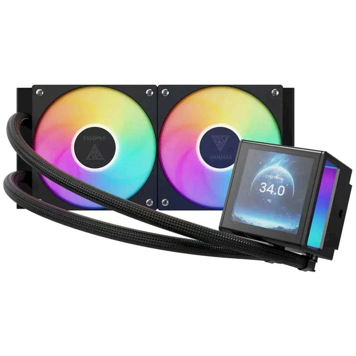 Gamdias Chione P5-240 Display Digital 240mm Preto