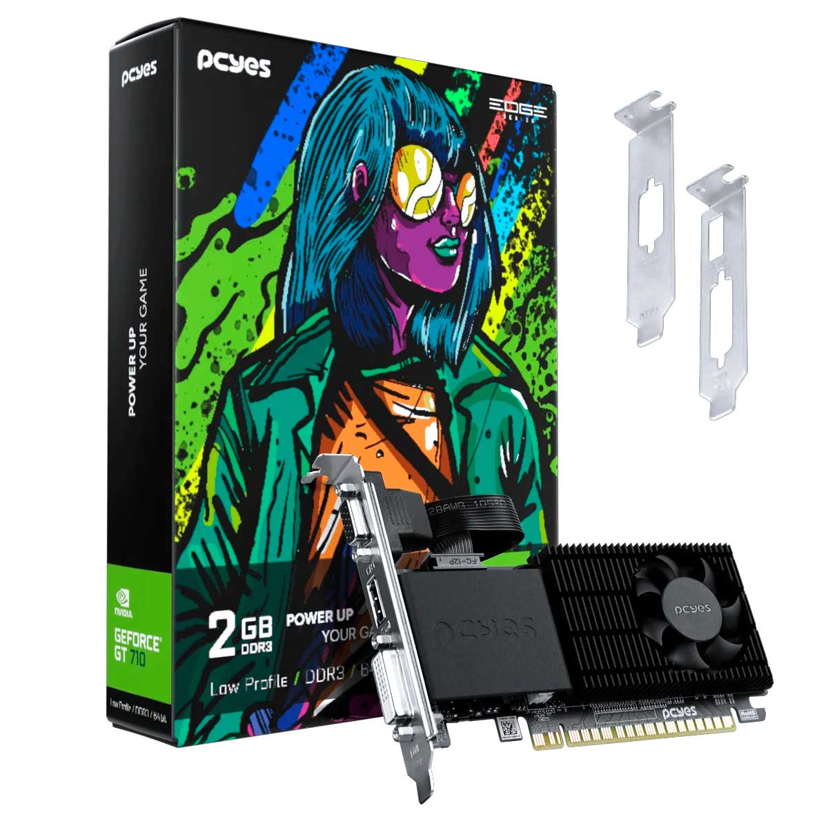 PNY GeForce GT 710 2GB DDR3 64-bit Low Profile