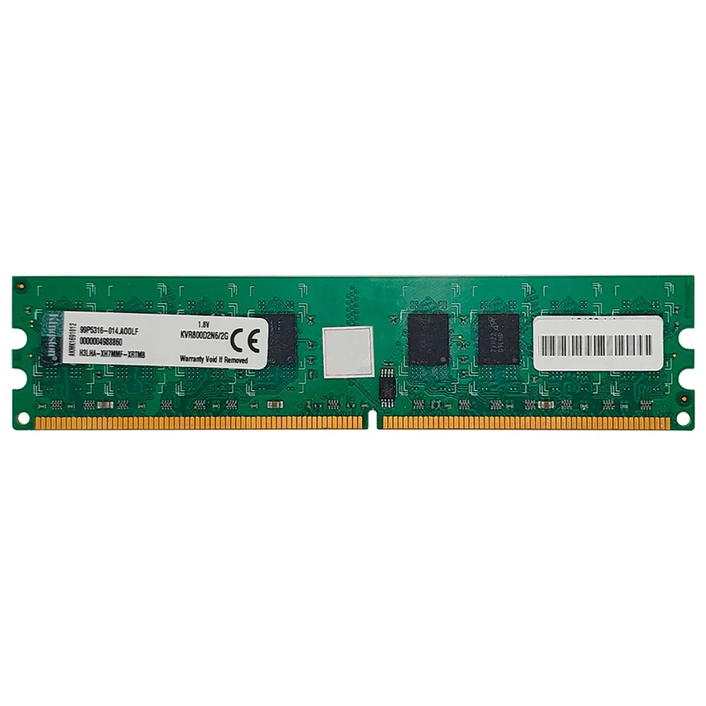 Kingston ValueRAM 2GB (1x2GB) DDR2 800MHz CL6 UDIMM KVR800D2N6/2G