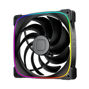 Geometric Future Squama 2503 140mm RGB Preto GEO-S2503B-14S