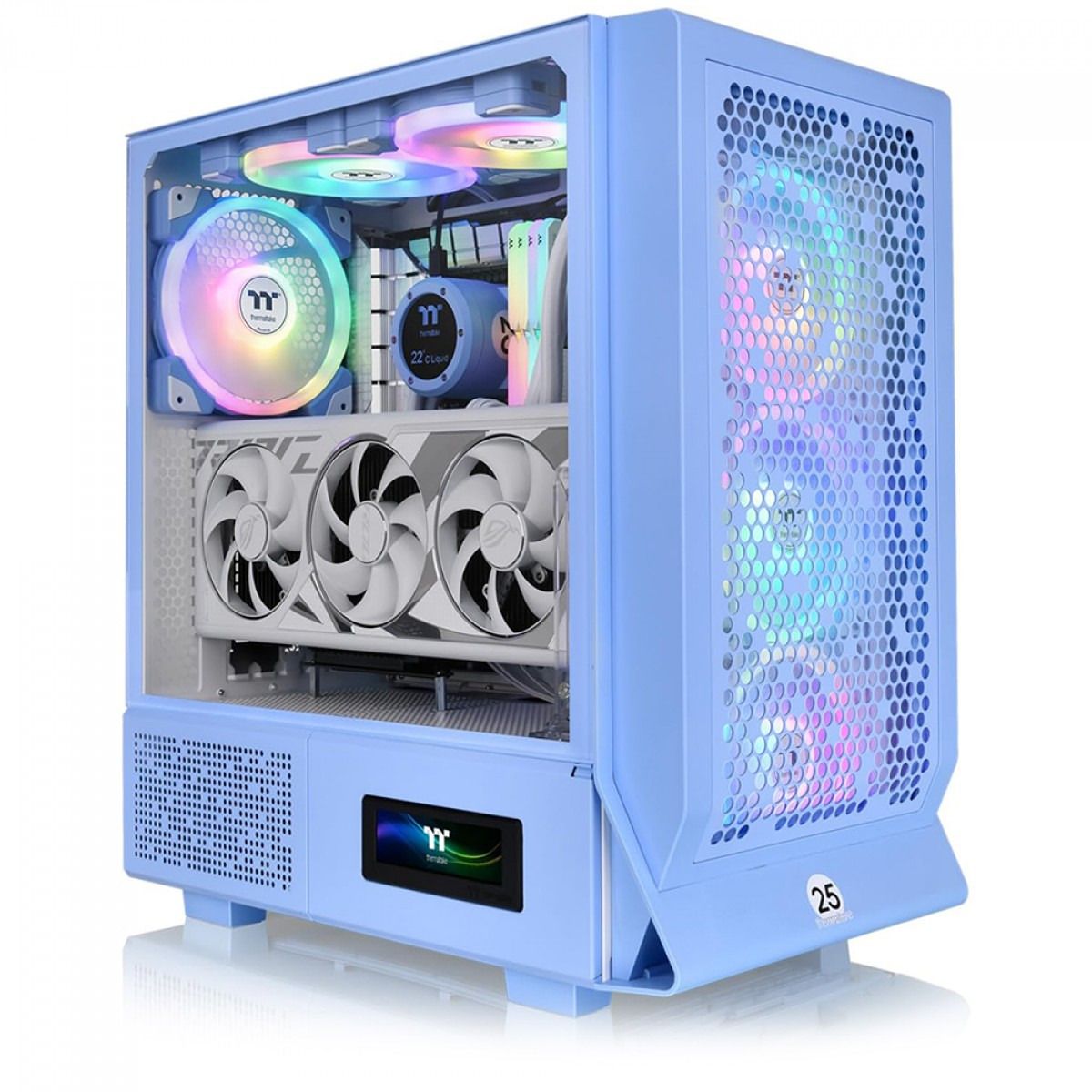 Thermaltake Ceres 330 TG ARGB Hydrangea Blue Azul