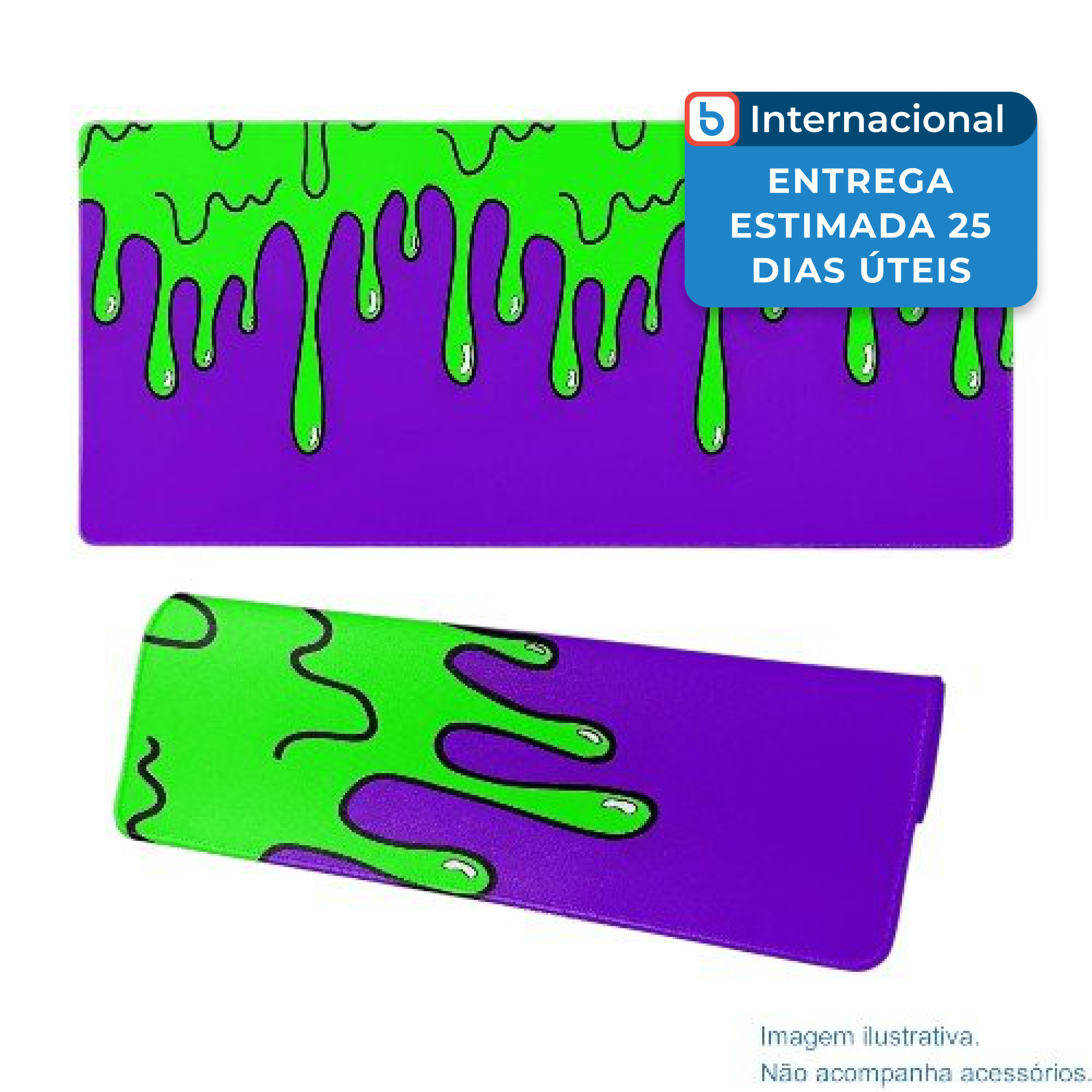 Brecoy Dripp 800x300mm Roxo/Verde