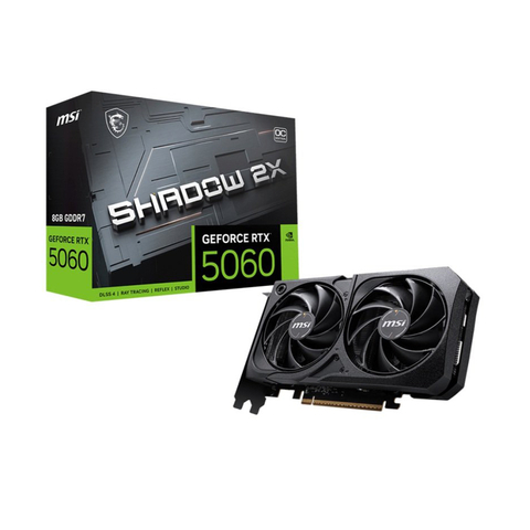 MSI GeForce RTX 5060 SHADOW 2X OC 8GB GDDR7 128-bit