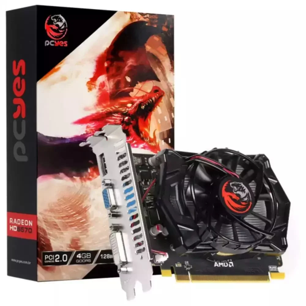 PR- Radeon HD 6570 4GB GDDR5 128-bit Single Fan