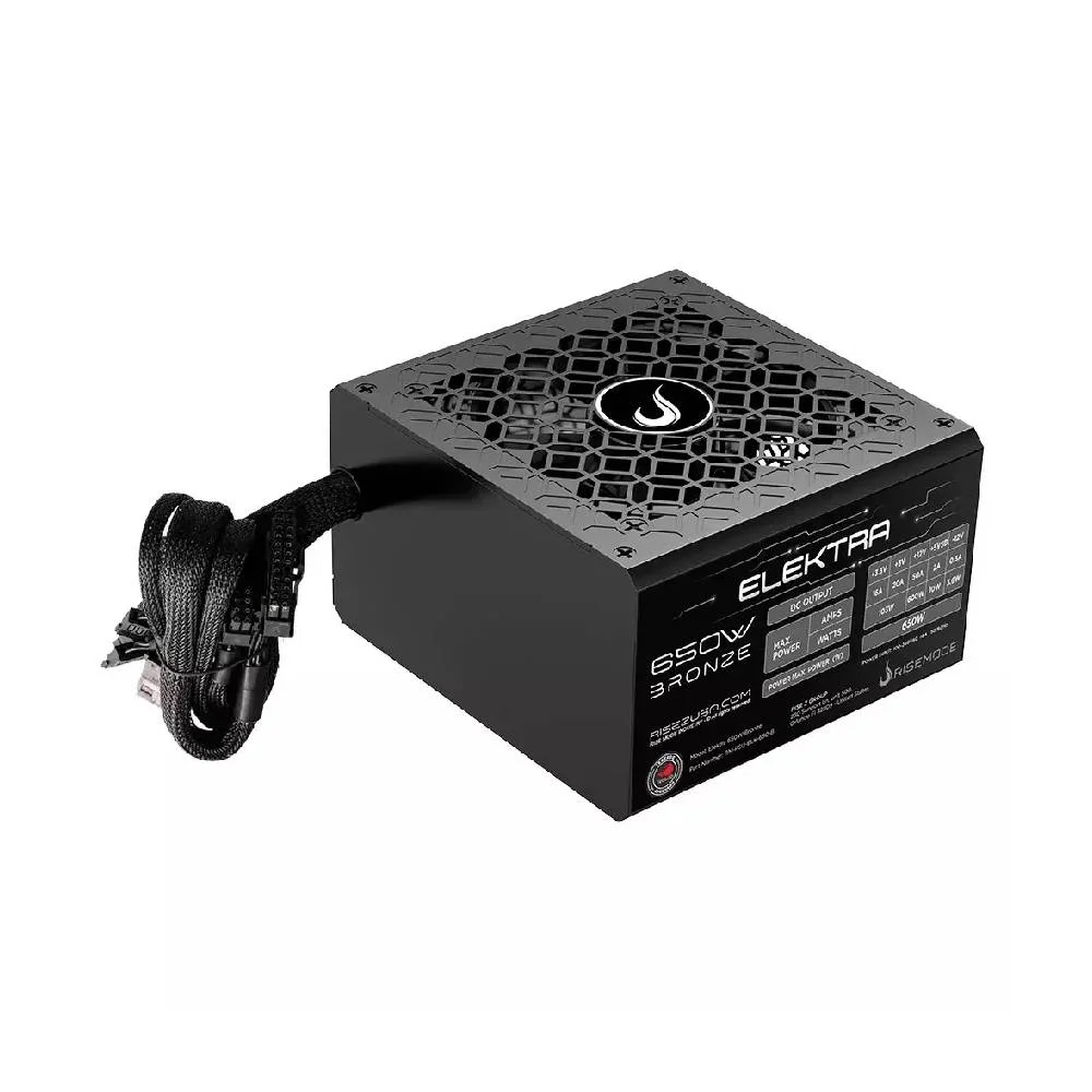 Rise Mode Elektra RM-PSU-ELK-650-B 650W 80 Plus Bronze Preto