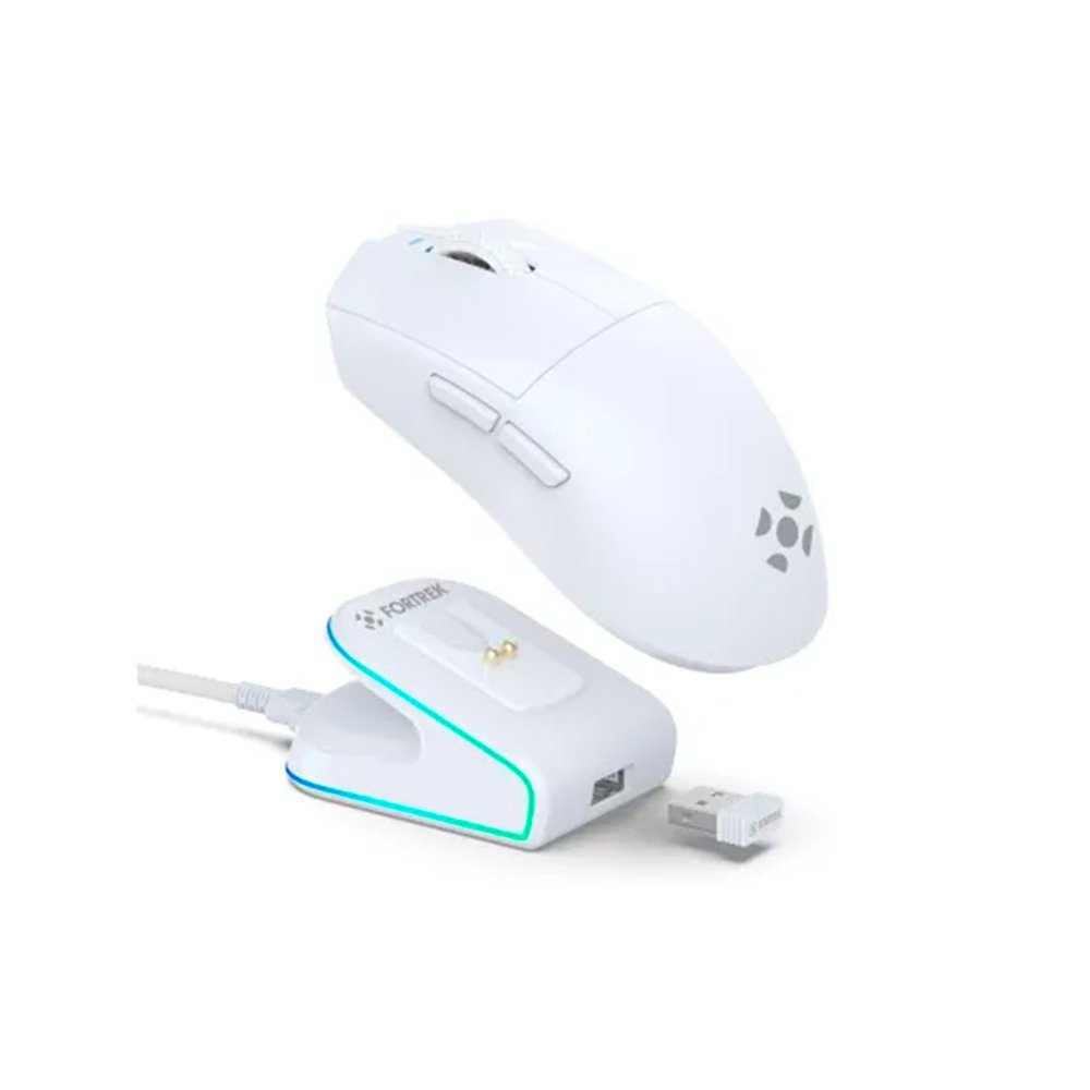 Fortrek Loyal Branco Sem Fio Com Dock de Carregamento Magnético 86964