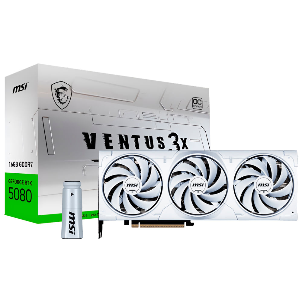 MSI GeForce RTX 5080 16G VENTUS 3X OC WHITE 256-bit GDDR7