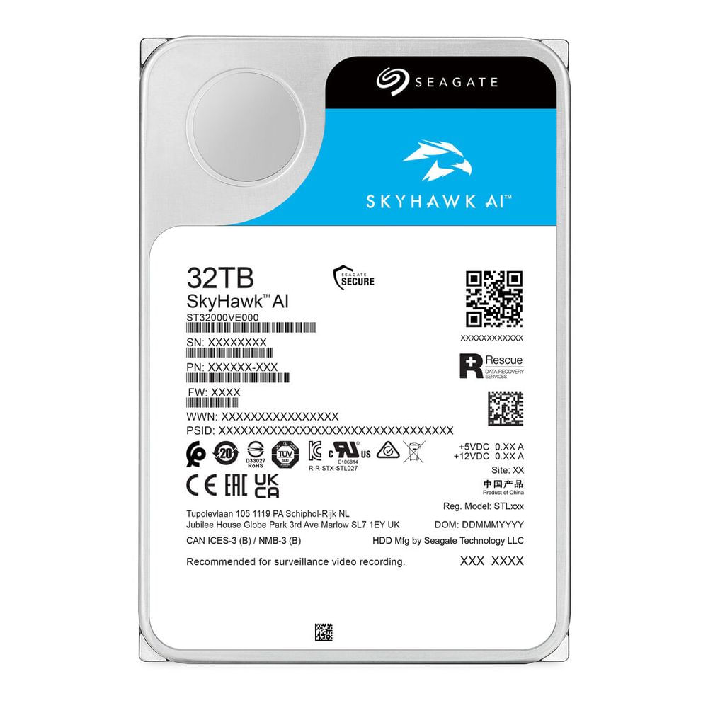 Seagate SkyHawk AI 32TB ST32000VE000
