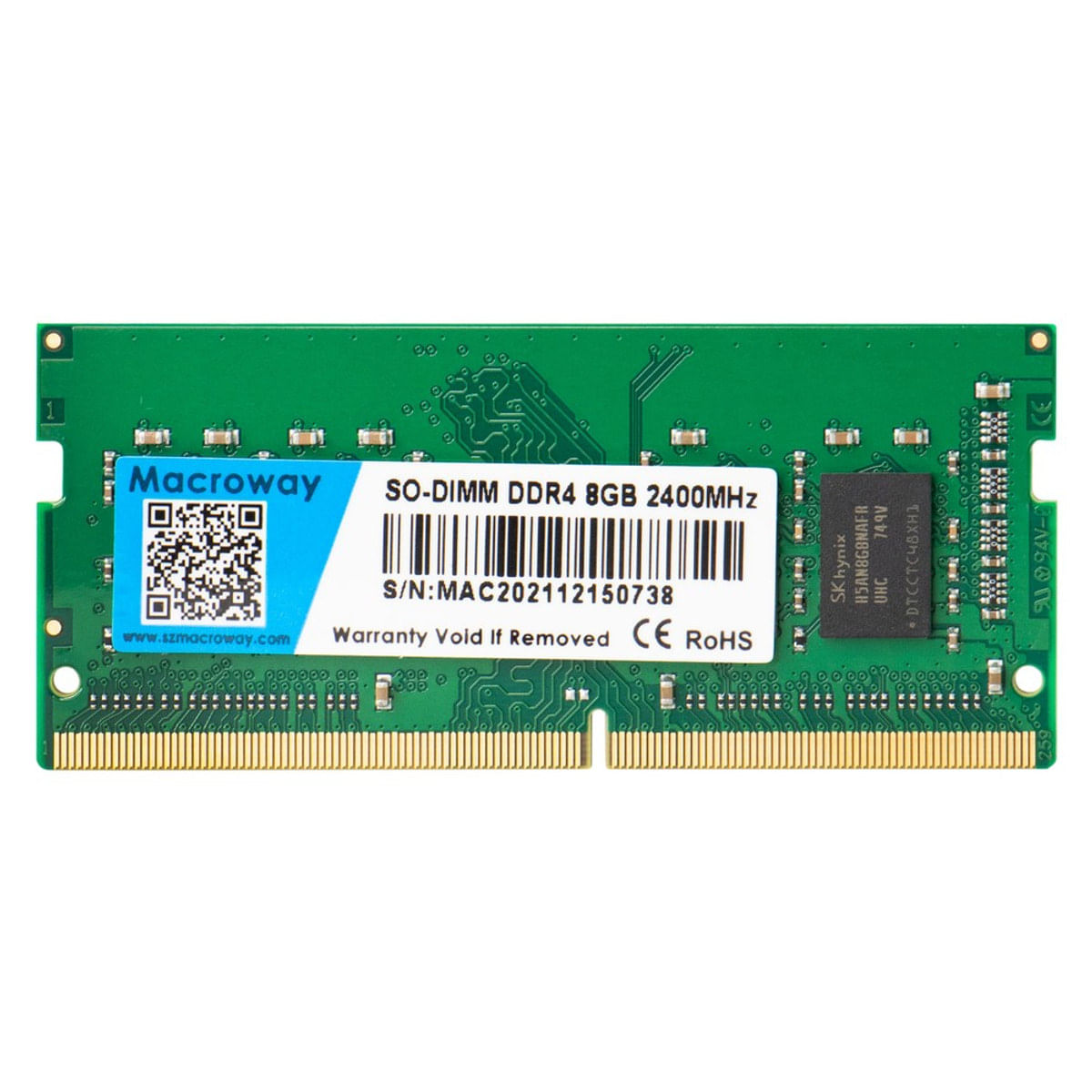 Macroway 8GB DDR4 2400MHz CL17 SODIMM
