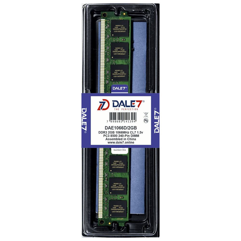 Dale7 2GB (1x2GB) DDR3 1066MHz UDIMM