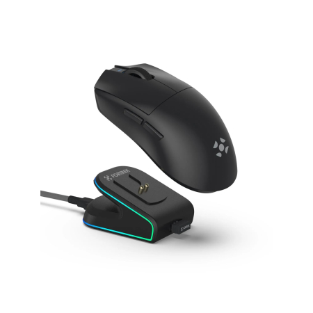 Fortrek Loyal Black Sem Fio e Bluetooth C/ BASE DE CARREGAMENTO 86963