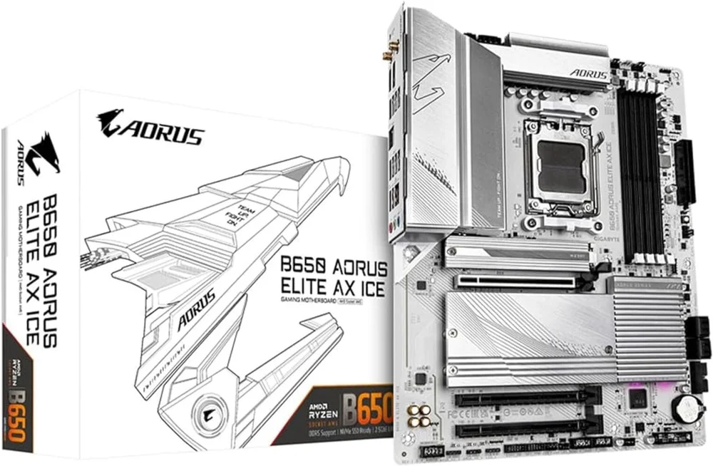 Gigabyte B650M AORUS ELITE AX ICE