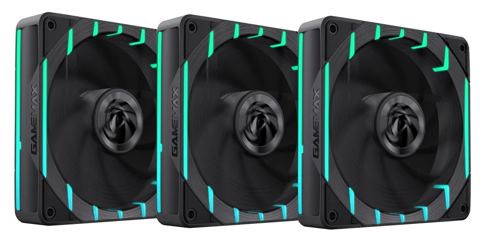 Gamemax Tornado T12 120mm ARGB Preto Kit 3 Fans