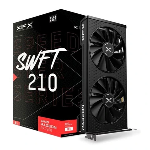 XFX Speedster SWFT210 Core Edition AMD Radeon RX 7600 8GB GDDR6