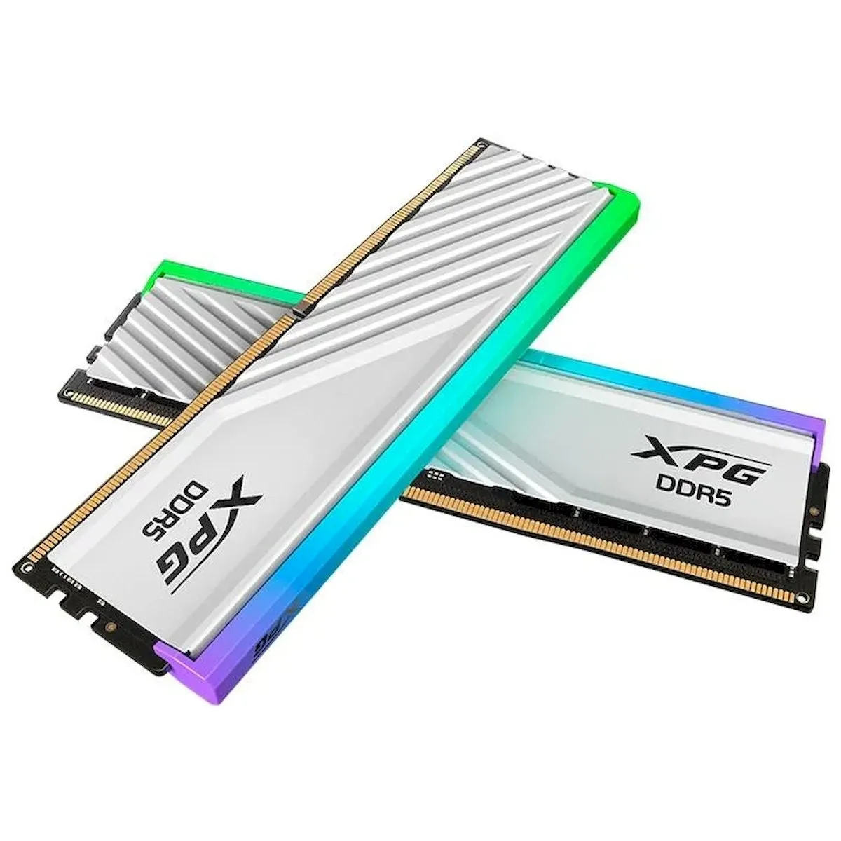 ADATA XPG Lancer Blade RGB 32GB (2x16GB) DDR5 6000MHz CL48 Branco RGB UDIMM AX5U6000C4816G-DTLABRWH