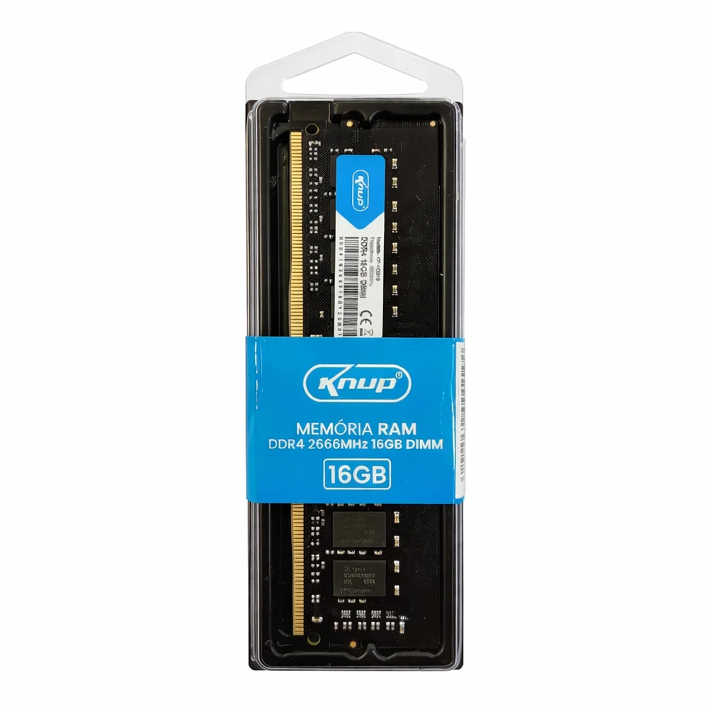 Knup 16GB (1x16GB) DDR4 2666MHz Preto UDIMM KP-HD818