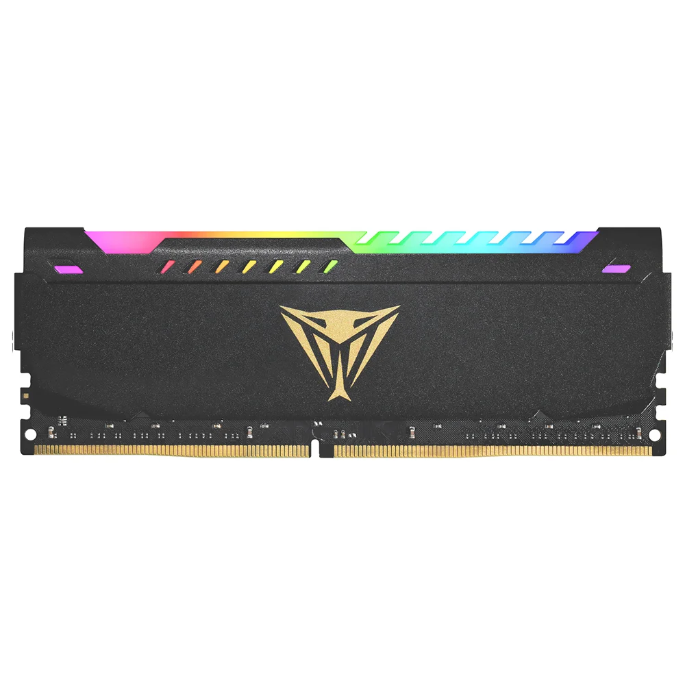 Patriot Viper Steel 8GB (1x8GB) DDR4 3200MHz CL18 Preto RGB UDIMM PVSR48G320C8