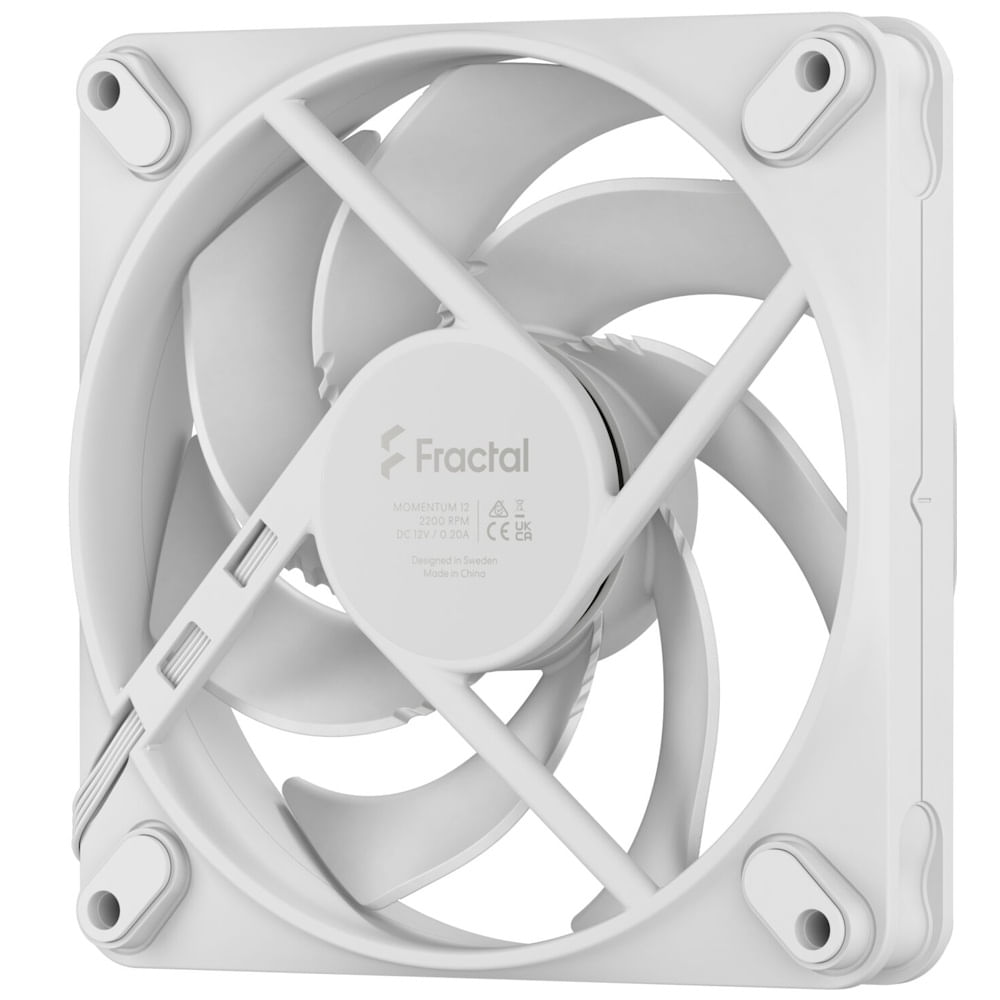 Fractal Design Momentum 12 PWM 120mm Branco FD-F-MO1-1202