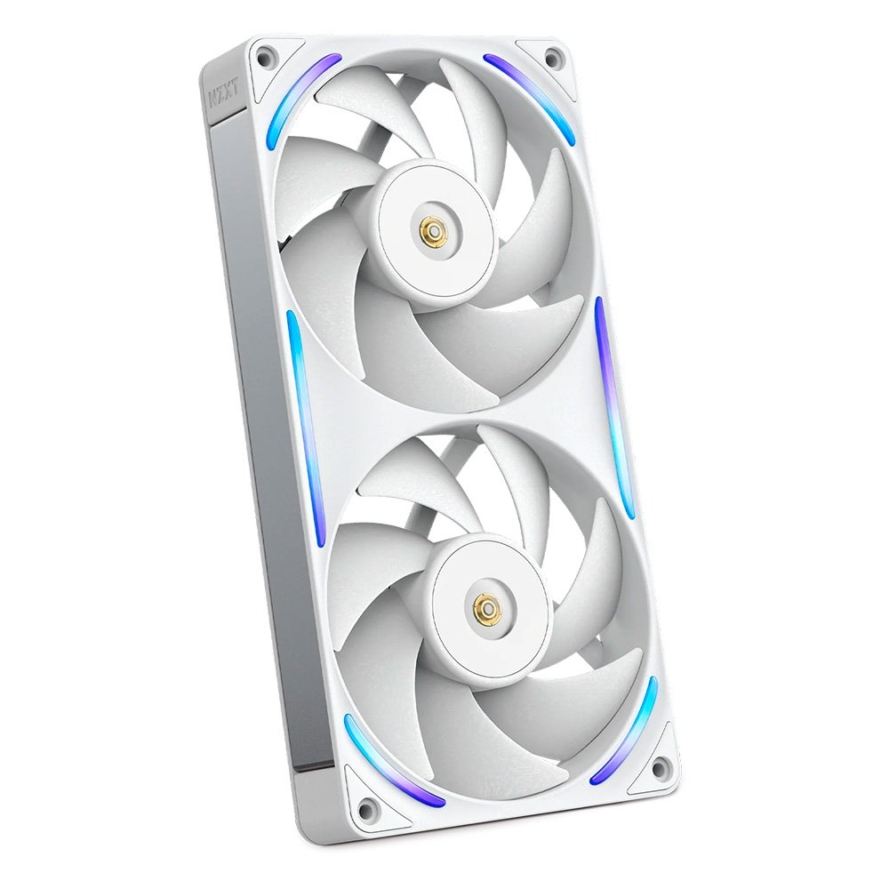NZXT F240X Performance 120mm RGB Branco 2x Single-Frame RF-U24PN-W1