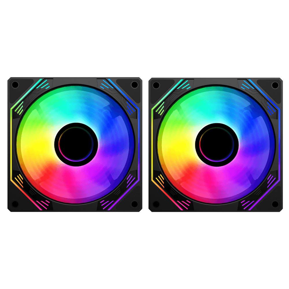 Hayom FC1308 120mm Preto Kit 2 Fans FC1308