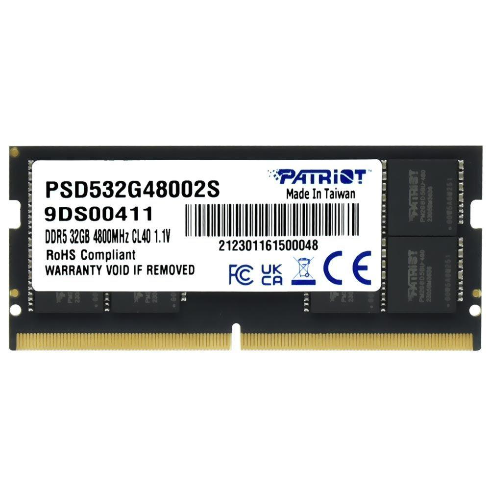 Patriot Signature Line 32GB DDR5 4800MHz SODIMM