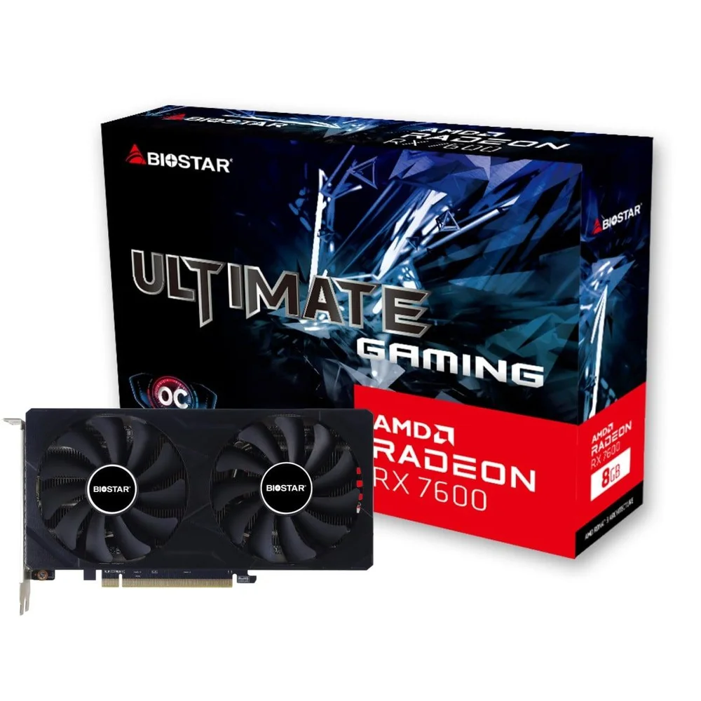 Biostar Radeon RX 7600 OC 8GB GDDR6 128-bit