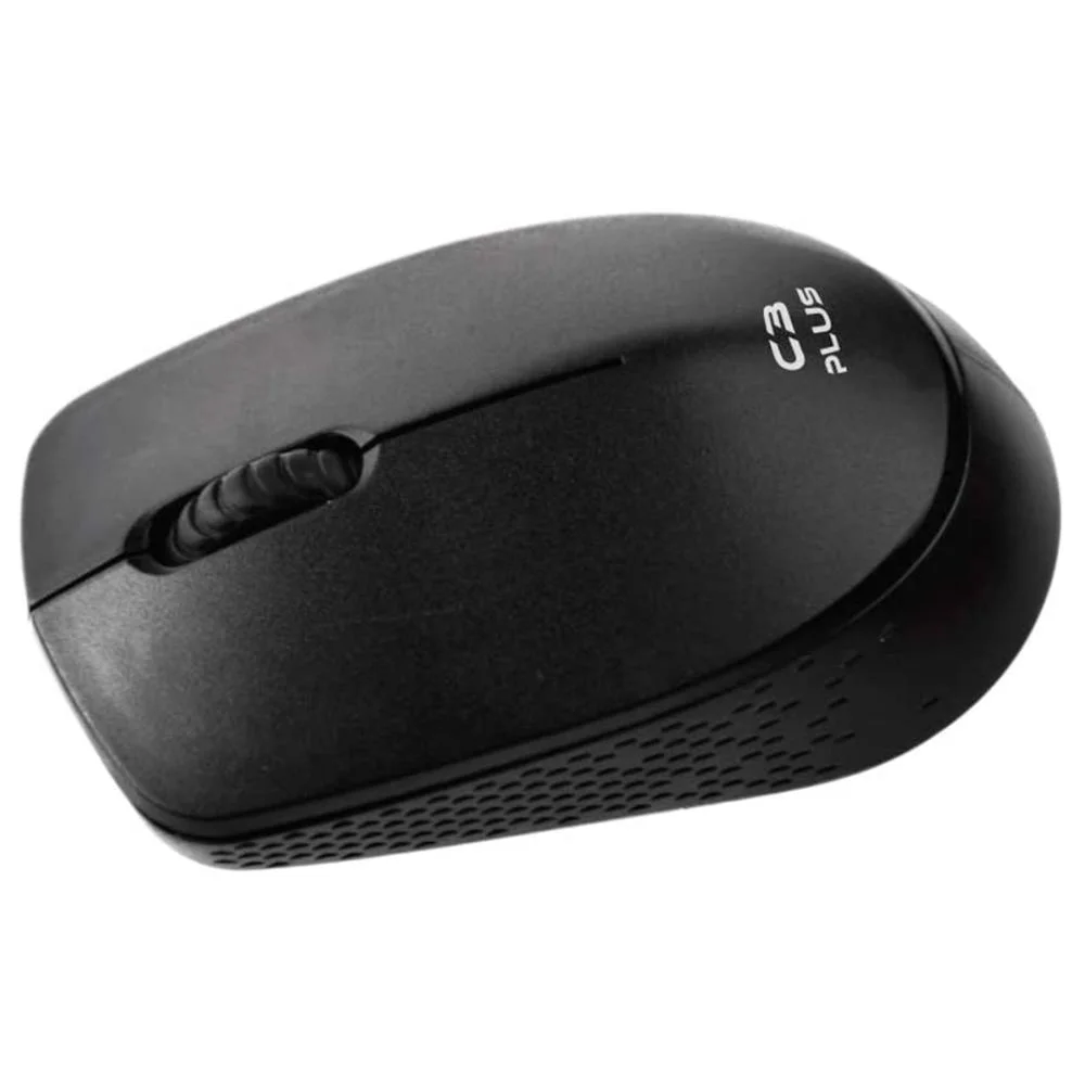 C3Tech C3Plus M-W17 Preto Sem Fio M-W17BK