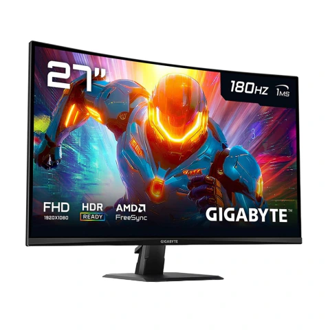 Gigabyte 27" Curvo Preto GS27FC