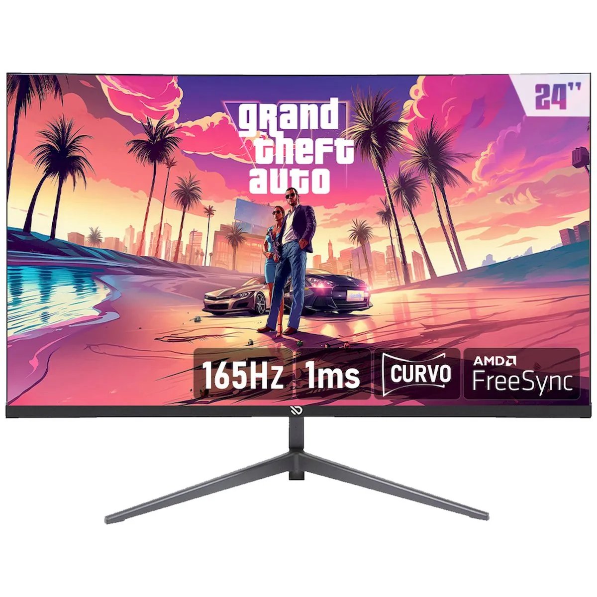 Duex 24" Curvo Preto DXMO24FC165S