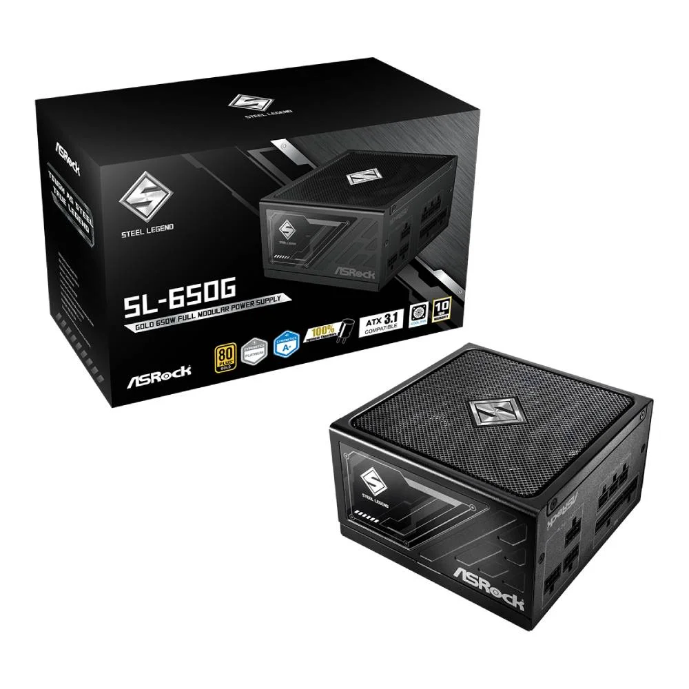 ASRock Steel Legend SL-650G 650W 80 Plus Gold Full Modular