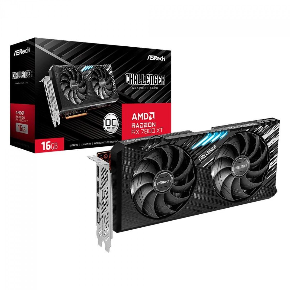 ASRock Radeon RX 7800 XT Challenger OC 16GB GDDR6