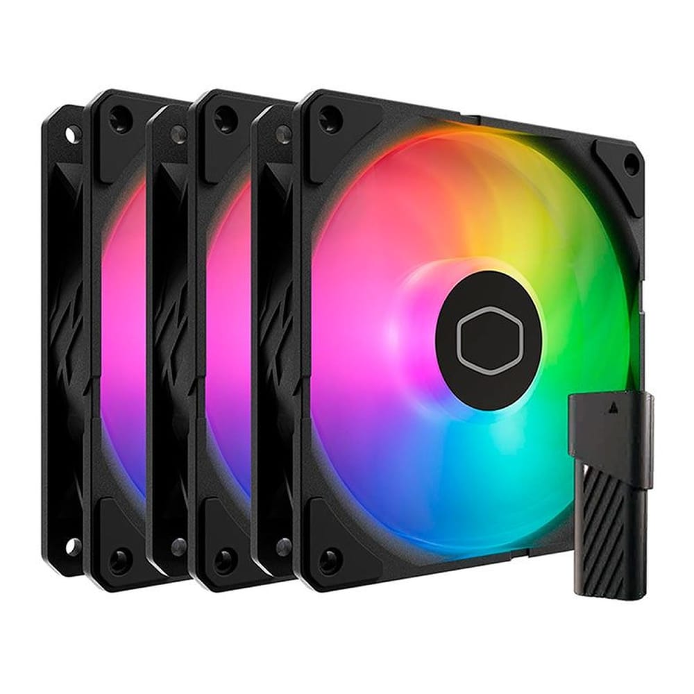 Cooler Master SickleFlow Edge 120mm ARGB Preto Kit 3 Fans MFX-B2DN-253P2-R2