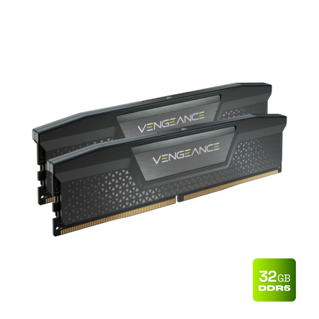 Corsair Vengeance 32GB (2x16GB) DDR5 6000MHz CL30 Preta UDIMM CMK32GX5M2B6000C30