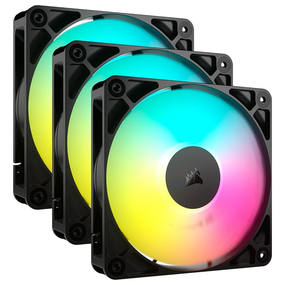 Corsair RS120 ARGB 120mm ARGB Preto Kit 3 Fans CO-9050181-WW