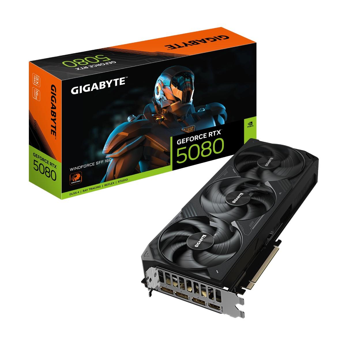 Gigabyte GeForce RTX 5080 WINDFORCE OC SFF 16G GDDR7 256-bit