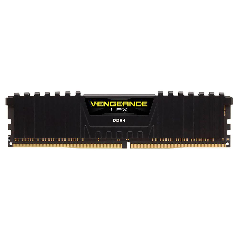 Corsair Vengeance LPX 16GB (1x16GB) DDR4 3200MHz CL16 Preto UDIMM CMK16GX4M1E3200C16