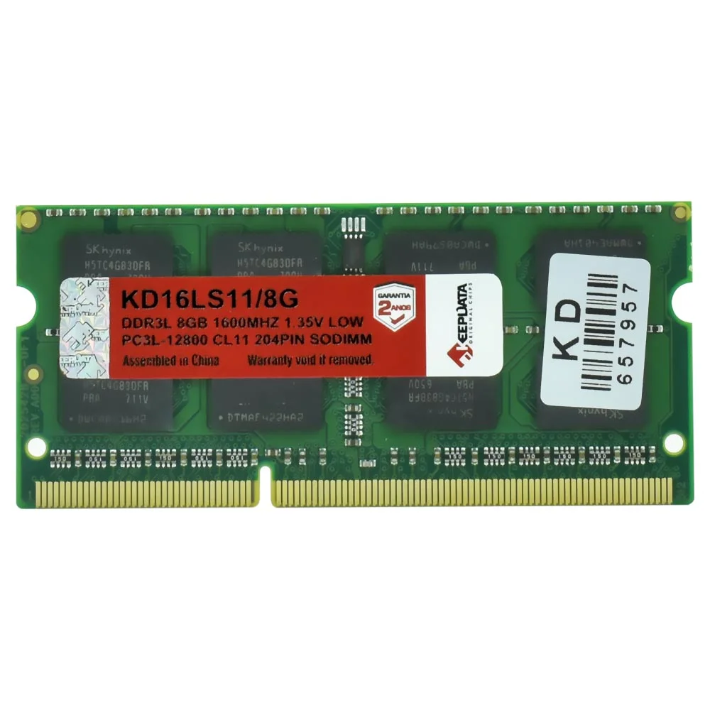 Keepdata 8GB (1x8GB) DDR3L 1600MHz CL11 SODIMM KD16LS11/8G