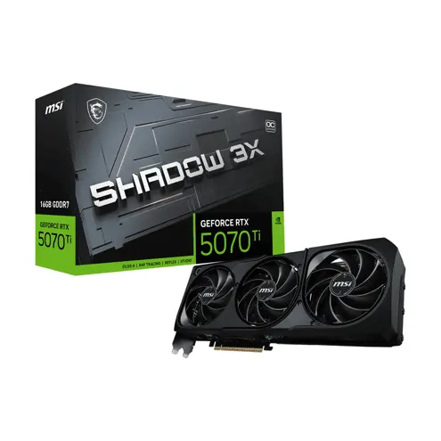 MSI GeForce RTX 5070 Ti SHADOW 3X OC 16GB GDDR7