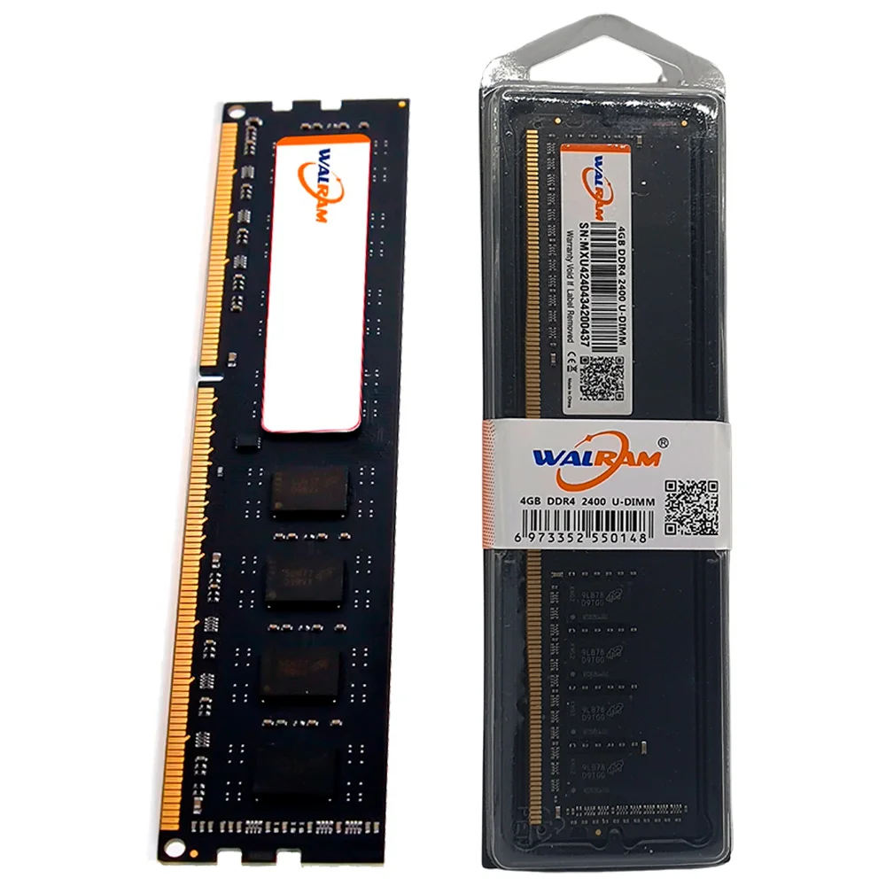 Walram 4GB DDR4 2400MHz Preto UDIMM