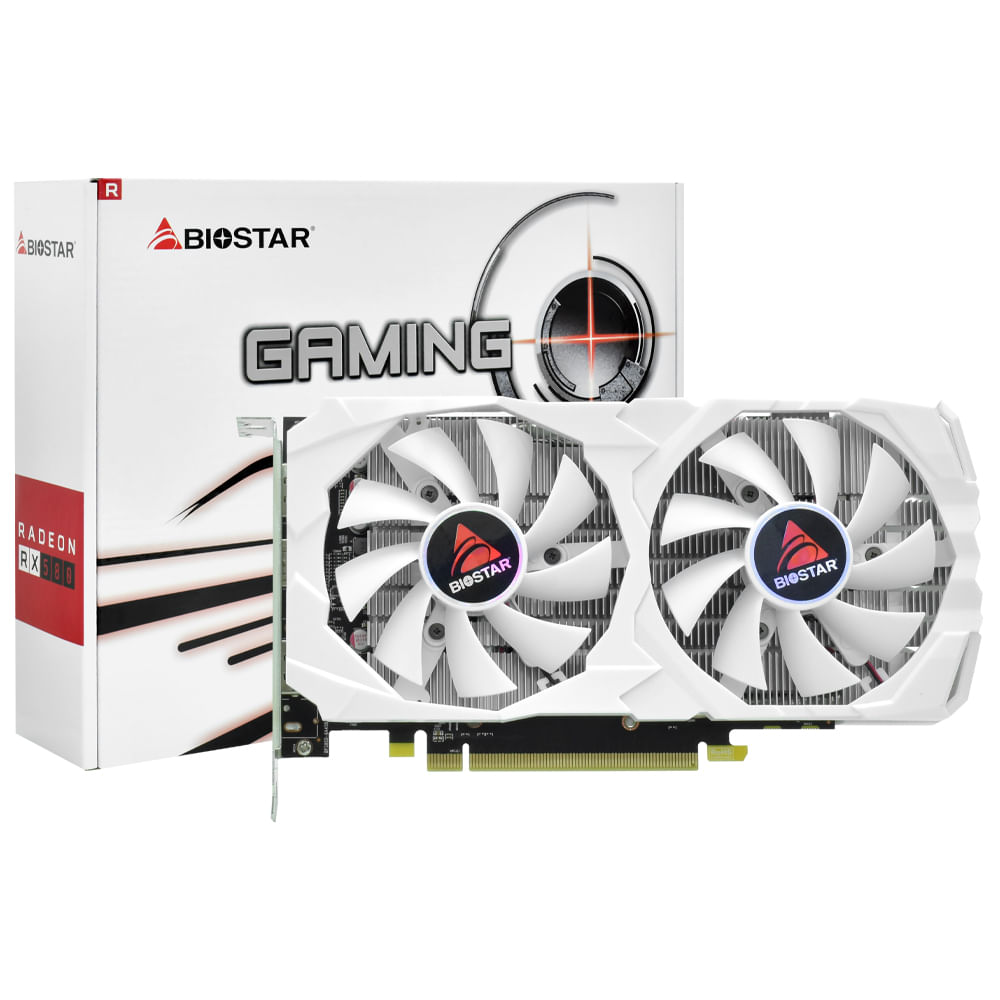Biostar Gaming White Radeon RX 580 8GB GDDR5 256-bit