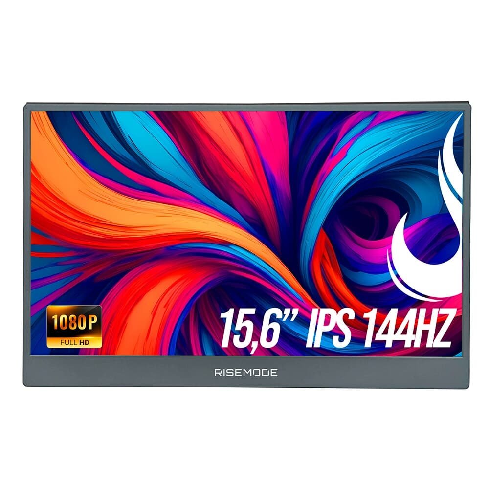 Rise Mode Portavision 15.6" Portátil Preto RM-MPV-15-B-144FH