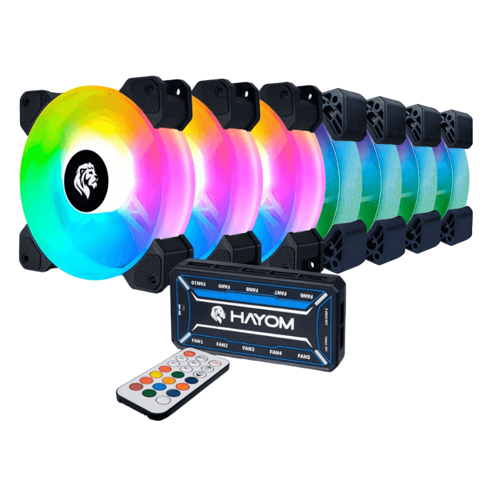 Hayom FC1306 120mm RGB Kit 7 Fans FC1306