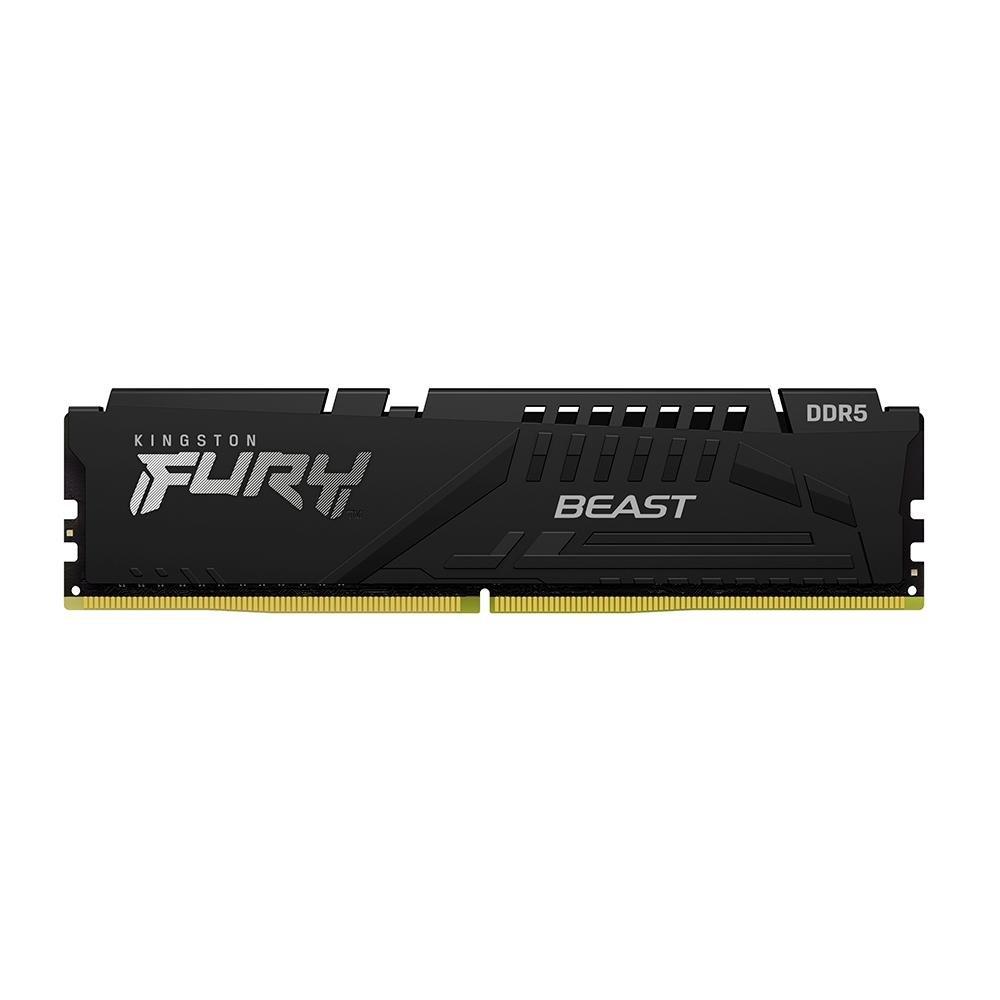 Kingston Fury Beast 16GB (1x16GB) DDR5 5600MHz CL40 Preto UDIMM KF556C40BB-16