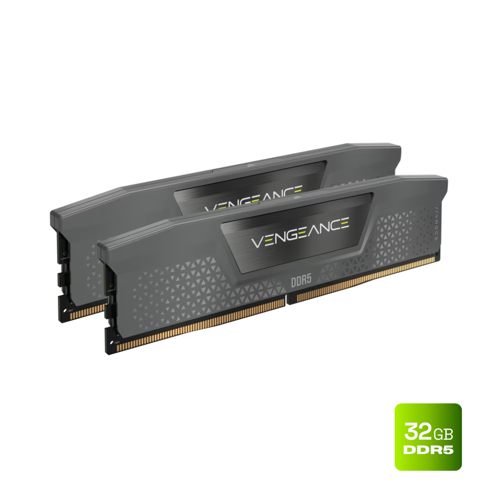 Corsair Vengeance 32GB (2x16GB) DDR5 6000MHz CL30 Cinza UDIMM CMK32GX5M2B6000Z30