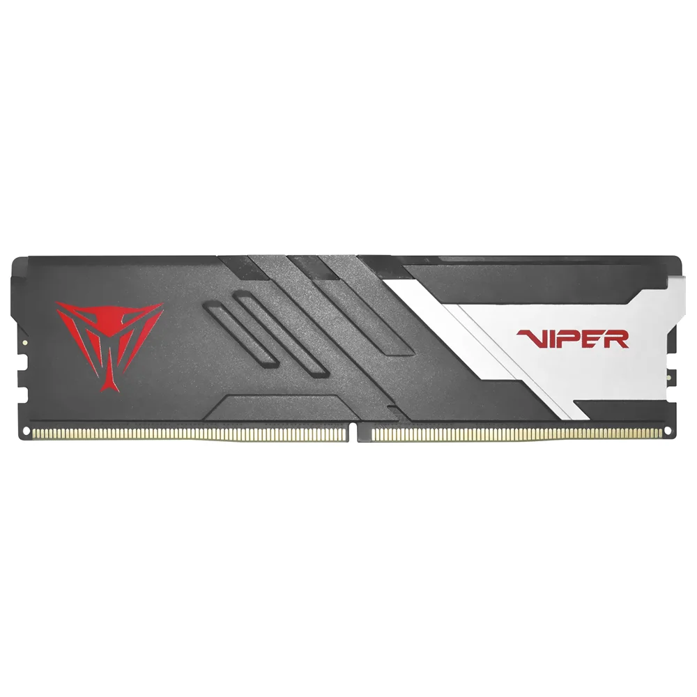 Patriot Viper Venom 16GB (1x16GB) DDR5 5600MHz CL36 Preto/Prata RGB UDIMM PVV516G56C36