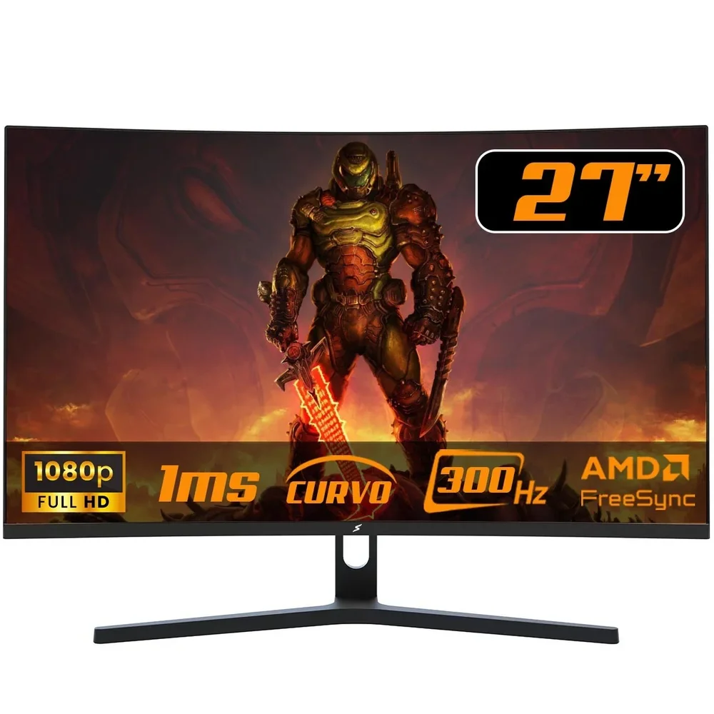 Superframe Precision 27" Curvo Preto SFPCB-27300-FULL HD