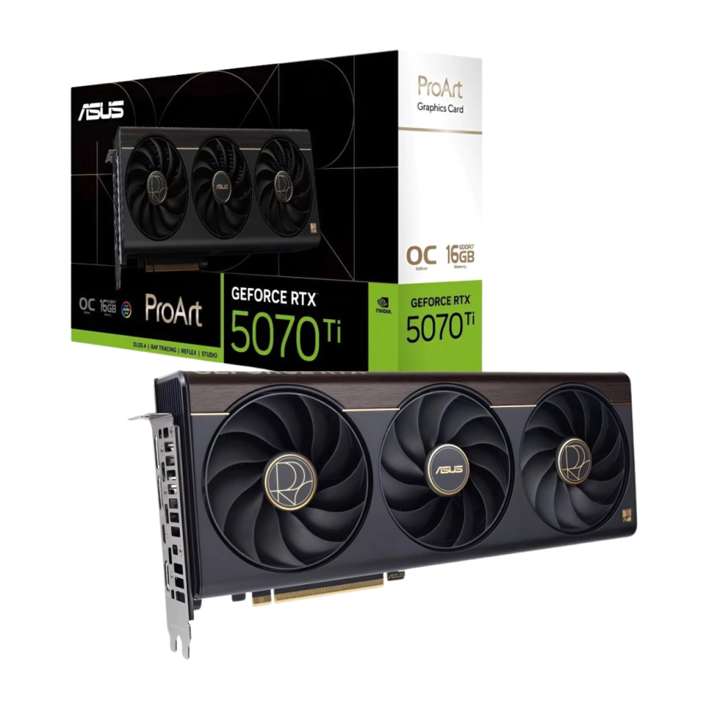 ASUS ProArt GeForce RTX 5070 Ti OC Edition 16GB GDDR7 256-bit