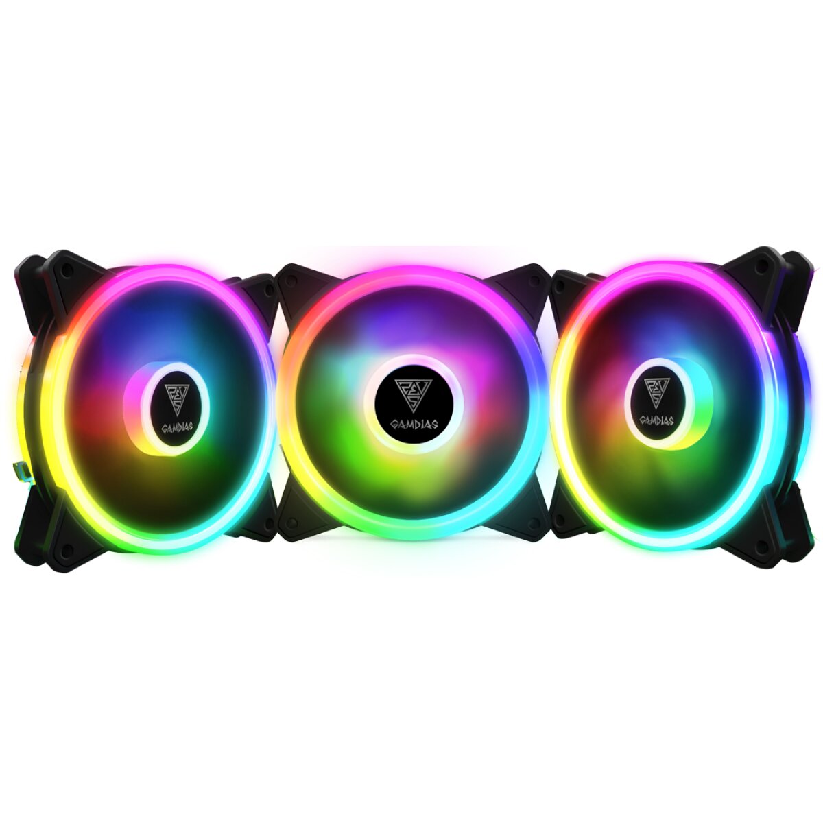 Gamdias Aeolus M2-1203 Lite 120mm RGB Kit 3 Fans M2-1203