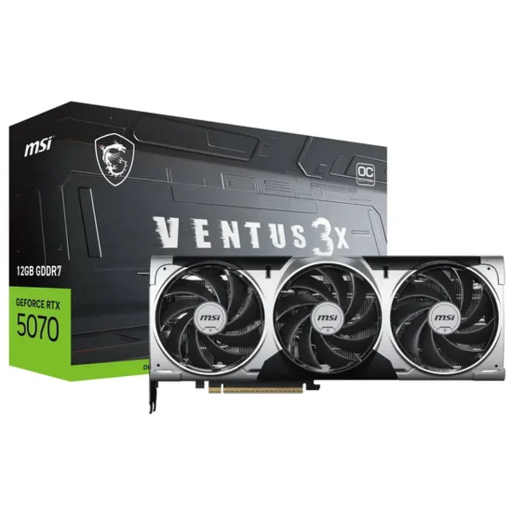 MSI GeForce RTX 5070 12G VENTUS 3X OC 192-bit GDDR7